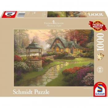 Thomas Kinkade 1000‑Part Home and Well Puzzle – Cottage Scene