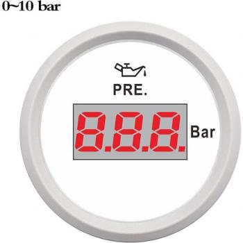 52mm Marine Oil Pressure Gauge 0-10 bar