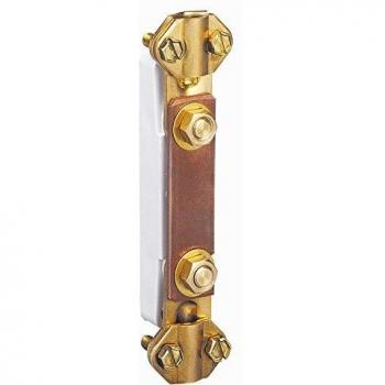 Legrand 034389 Barrette à Cosses Basse avec Platine Plastique