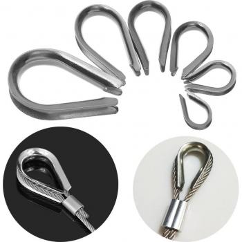Pince à Dé et Câbles Inox 10 pièces M2 à M8 – Fixation Poulet