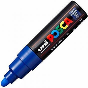 Marqueur POSCA bleu foncé pointe large