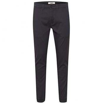 Blend Chinohose BHPellini Herren Stretchhose Größe 36/32, Farbe: Ebony Grau