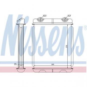 Nissens Interior Heating Radiator 73341