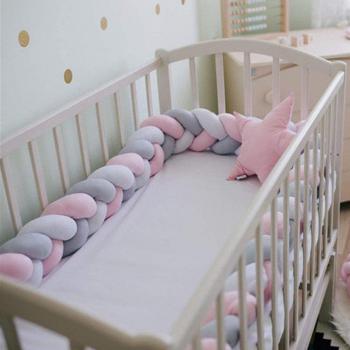 2M Braided Baby Bed Bumper for Cradle and Playpen