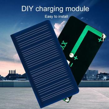 Panel Solar Redondo para Aventura 5.5V