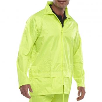 B-Dri Weatherproof NYLON B-DRI JKT SAT/YELLOW S
