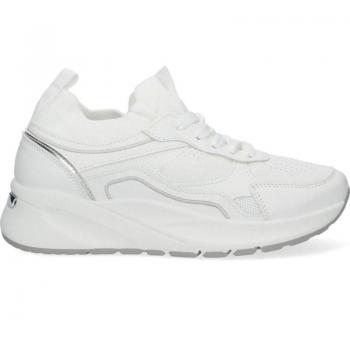 Deportivas mujer blancas cómodas, marca Punktsalao, referencia CD-2490
