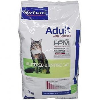 Virbac Veterinary HPM Adult Neutered & Entire Cat Saumon 3 kg