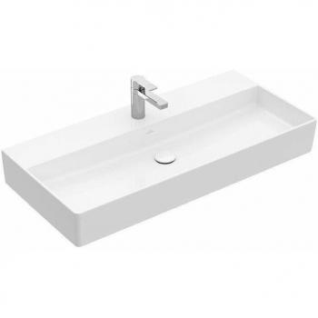 Lavabo Villeroy & Boch Memento 2.0 – Mural rectangular 1000 × 470 mm con orificio único para grifo