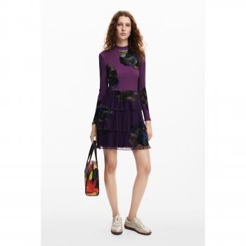 Desigual Pensée Lacroix Vest Lila Flandes