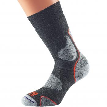 000 Mile Men's 3 Season Walking Socks, Charcoal, Size 9-11.5 UK