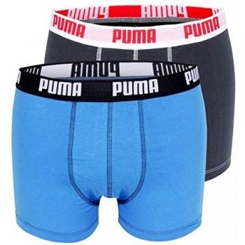 Men’s Basic Boxershorts PUMA 2er Pack Blau S