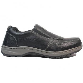 Rieker Herren Slip‑On Gr. 44 – Weite G‑Weite, schwarz