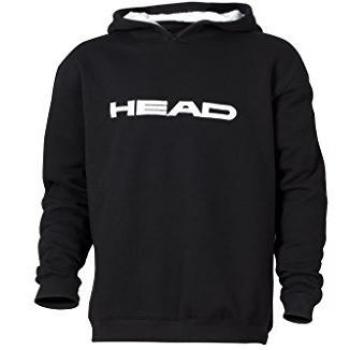 HEAD Schwimmteam Kapuzenjacke Jr. S Schwarz
