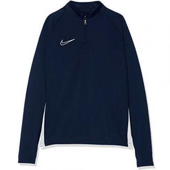 Nike Jungen B NK DRY ACDMY DRIL TOP Herrenlangarm T-Shirt, Schwarz/Weiß, M