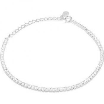 Radiant Pulsera de mujer con cristales blancos