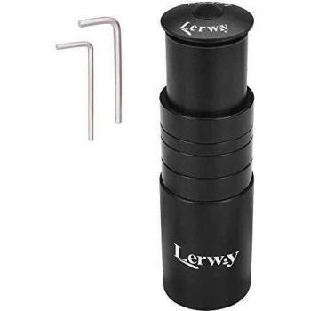 Stelo di Risalita LERWAY 28,6 mm in Alluminio Nero