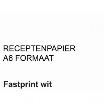 Fastprint A6 80 grams wit receptpapier 2000 vel