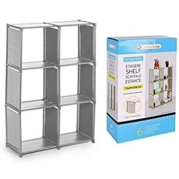 Estantería Confortime 6 compartimentos 108x73x29 cm