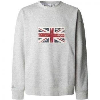 Felpa Casual Pepe Jeans Union Crew Grigia XXL