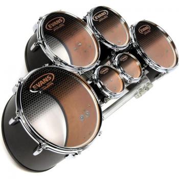 Caisse à tambour Evans TT10SB1 – Peau Tenor 10, Fanfare Bleue System SST