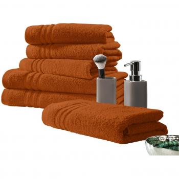 REDBEST Handtücher – Frottier‑Set Uni 6‑teilig – New York Edition