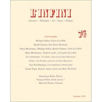 L'Infini Nø76 (Revue L'Infini)