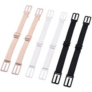 Clip Bra Strap Eboot – Ensemble 6 pièces (noir, beige, blanc)