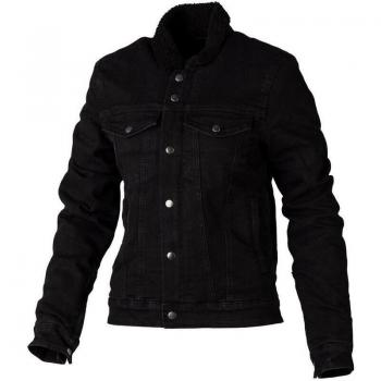 RST Giacca Tessile Moto Sherpa Denim Nera