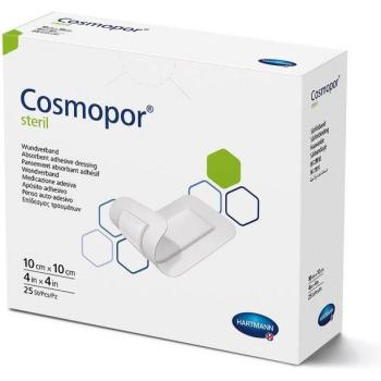 Sterile 4x4 Inch Cosmopor Nonwoven Adhesive Dressing, 25‑Pack
