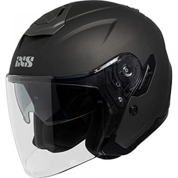 Casco Jet IXS 92 FG 1.0 Grigio Opaco Doppia Visiera Taglia S
