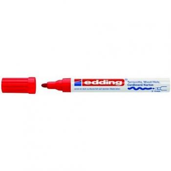 Edding Mattlackmarker, 2-4 mm, rot