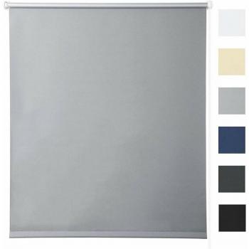 Tenda a rullo Grigio “WinterShield” – 90×210 cm, no fori, isolante termico