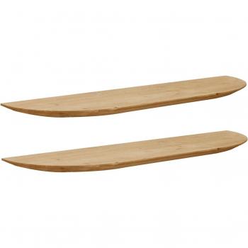 Estanterías Flotantes de Madera Maciza