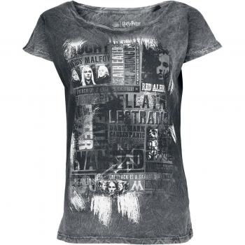 Harry Potter Death Eater Wanted Top – Schwarz, Größe M (Einzelsorte)