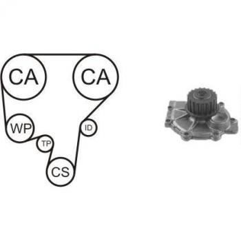 Kit de distribution avec pompe à eau Airtex WPK-146502 pour LAGUNA I (B56_, 556_)