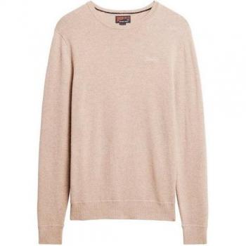 Superdry Essential Slim Fit Sweater – Birch Brown (Men’s 3XL)