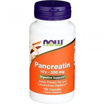 NOW Foods Pancreatin 2000mg (100 Capsules)