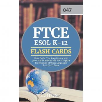 FTCE ESOL K-12 Flash Cards: Test Prep Review with 300+ Flash Cards for the FTCE English for Speakers of Other Languages K-12
