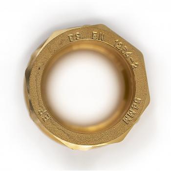 FtD 54 mm Straight Coupler – Brass, 2‑inch BSPT Male Iron