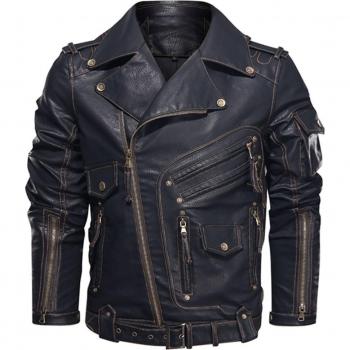 Hiver Moto Leather PU Veste Homme