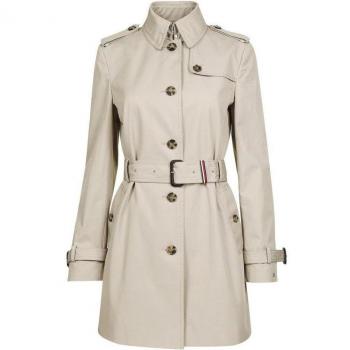 Tommy Hilfiger Trenchcoat Beige Damen Größe: L Ww0ww24966