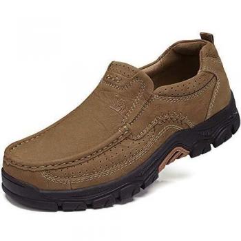 Camel Crown Mocassins Slip on Homme Marron 45 EU