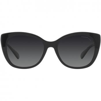 Occhiali da sole Coach HC8365U CH566 Tortoise Gradient Polar Lente 55 Nero Scuro Montatura Grigio