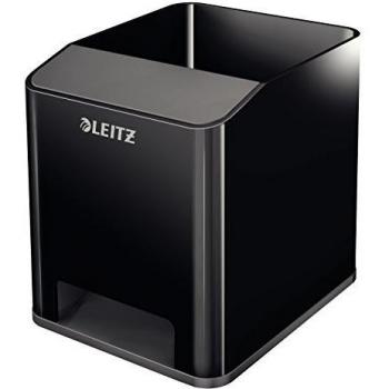 Leitz Sound Pencil Case with Amplification (Black/Anthracite)