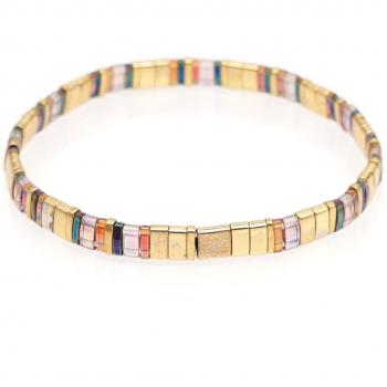 Go2boho Handmade Rainbow Bracelet
