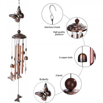 Butterfly Themed Wind Bell