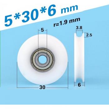 POM Polyformaldehyde Wire Guide Wheel