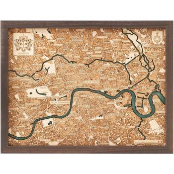 Cutting Brothers – Mappa 3D Londra S, 41x6x31 cm