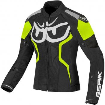 Berik Veste Moto Air Imola Femme – Noir-White-Yellow 38